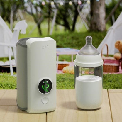 Portable Wireless Rechargeable Baby Bottle Warmer – USB Aufladung & Wärmeschutz für Milchflaschen 🍼✨