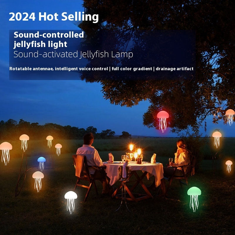 Jellyfish Mood Lampe – LED Jellyfish Nachtlicht für Nachttisch & Schreibtisch 🌊💡