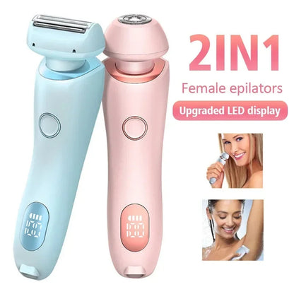 2 in 1 Hair Removal Epilator – Sanfte Haarentfernung für seidenglatte Haut! 💕