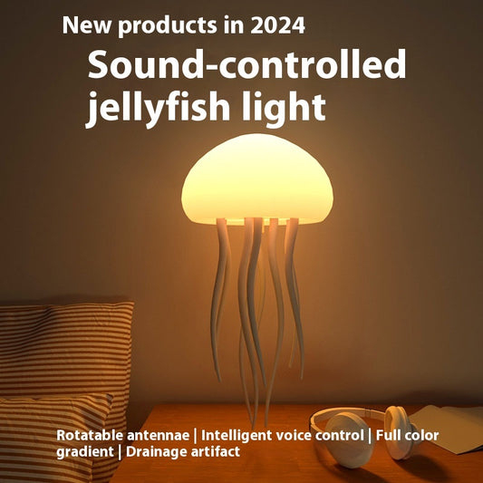 Jellyfish Mood Lampe – LED Jellyfish Nachtlicht für Nachttisch & Schreibtisch 🌊💡