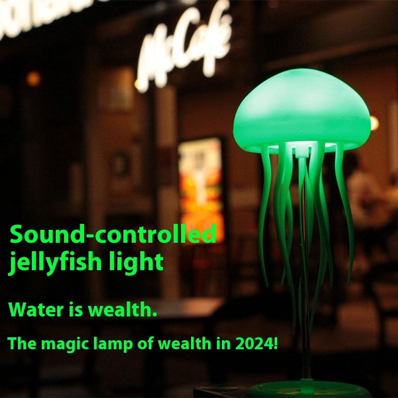 Jellyfish Mood Lampe – LED Jellyfish Nachtlicht für Nachttisch & Schreibtisch 🌊💡