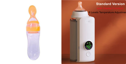 Portable Wireless Rechargeable Baby Bottle Warmer – USB Aufladung & Wärmeschutz für Milchflaschen 🍼✨